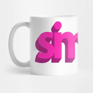 Simple (3D pink) Mug